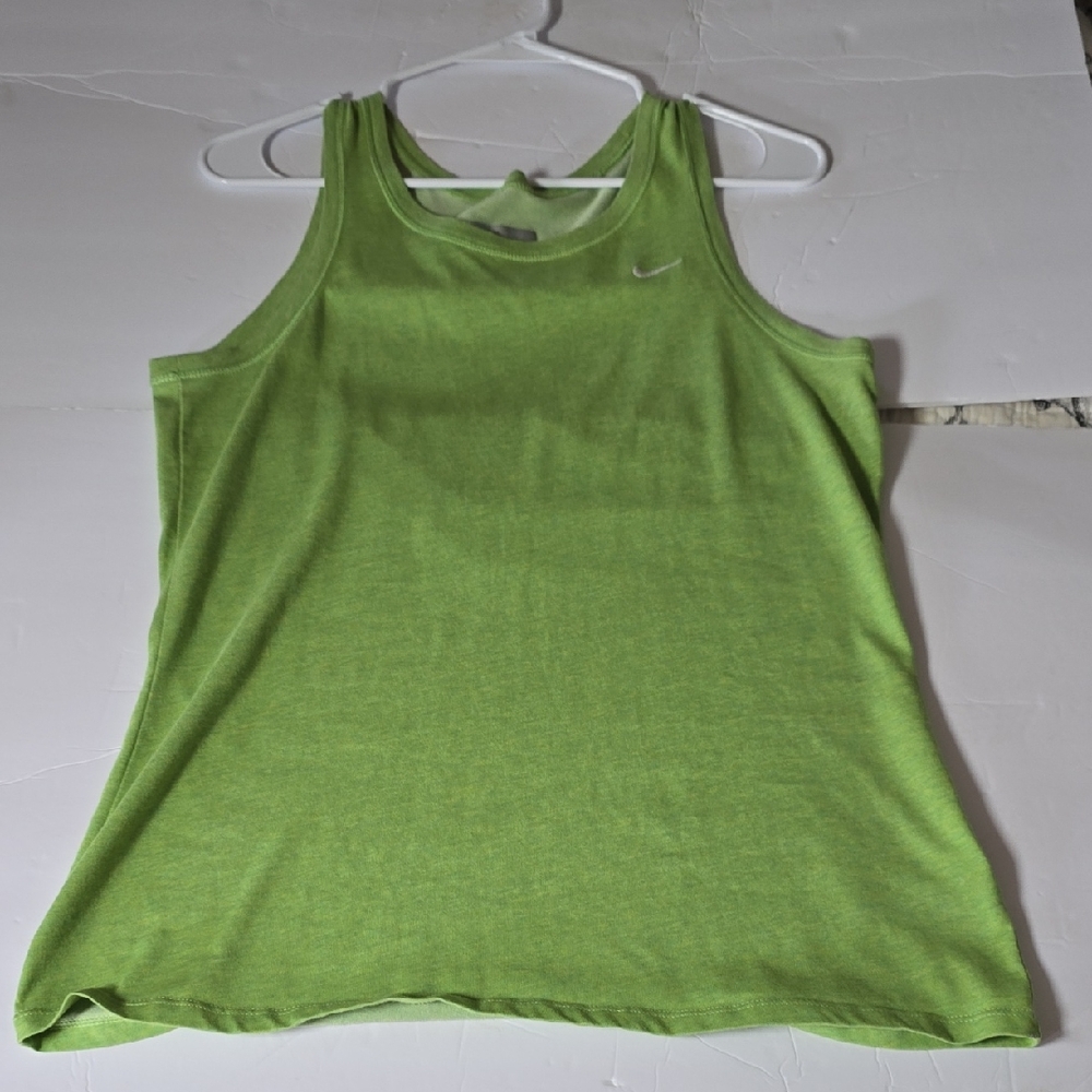 Nike Women's Lime Green Tank Top